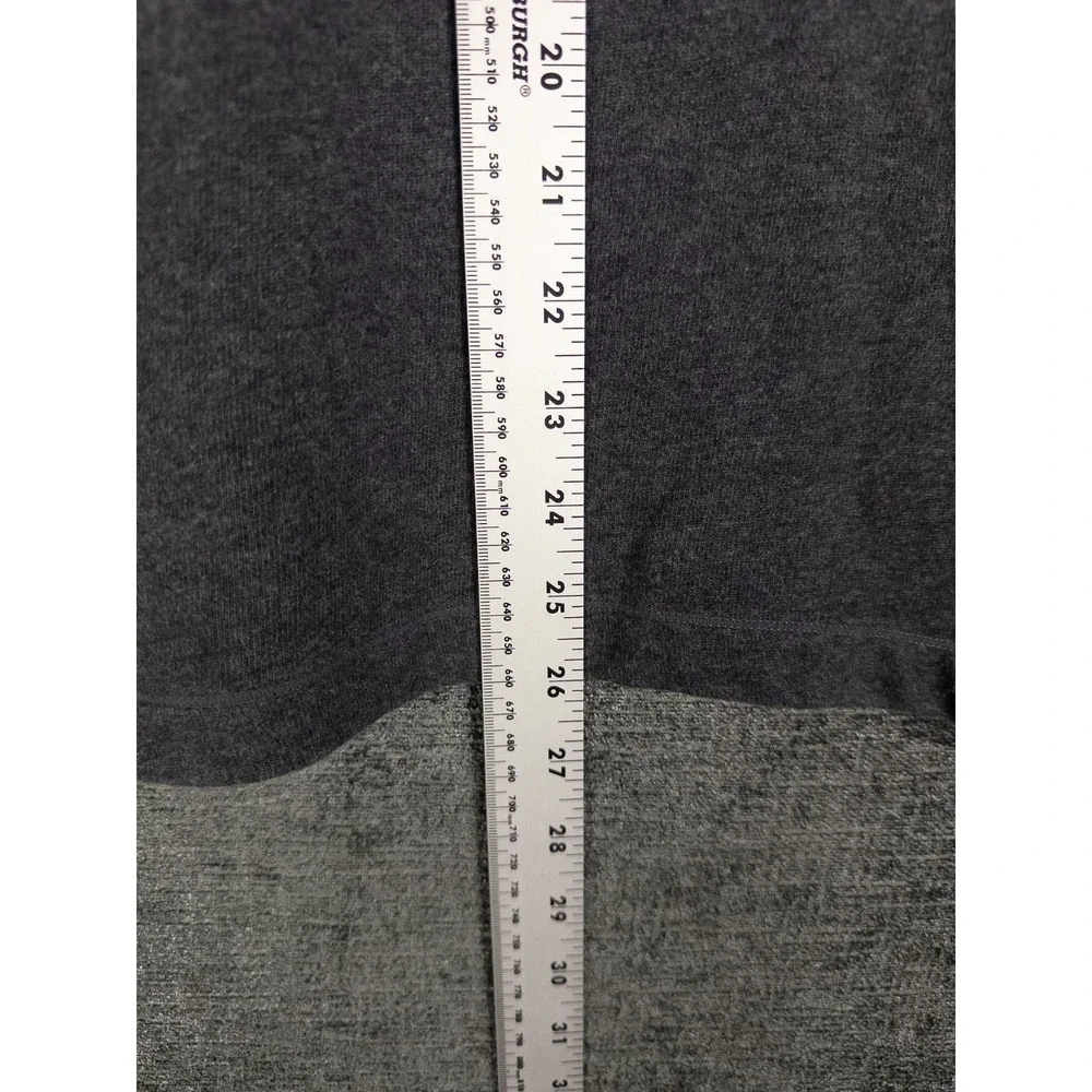 VTG Polo Ralph Lauren Pullover Mens Heather Gray Q‎ Zip Classic Pony Elbow Patch